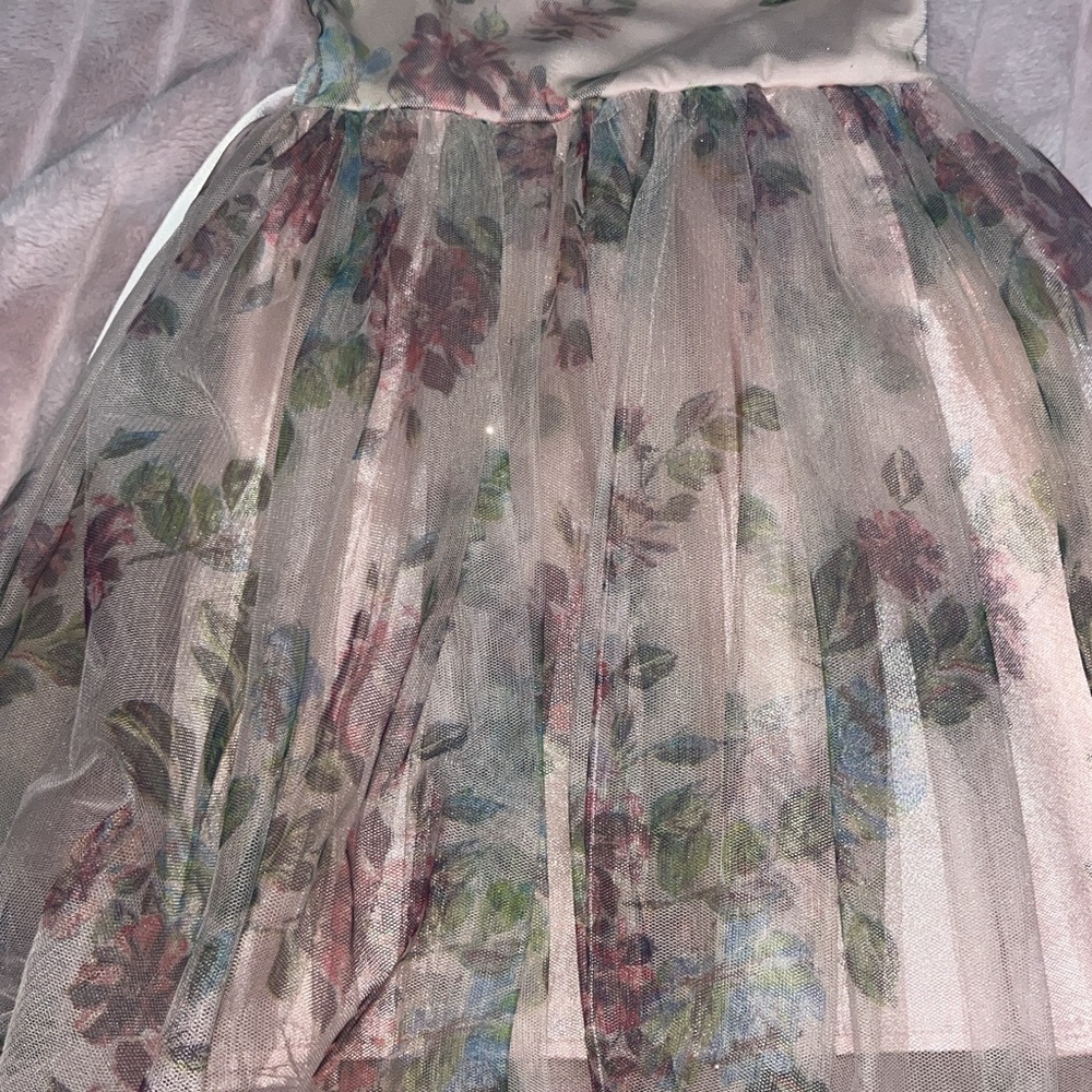 Floral Mesh Dress